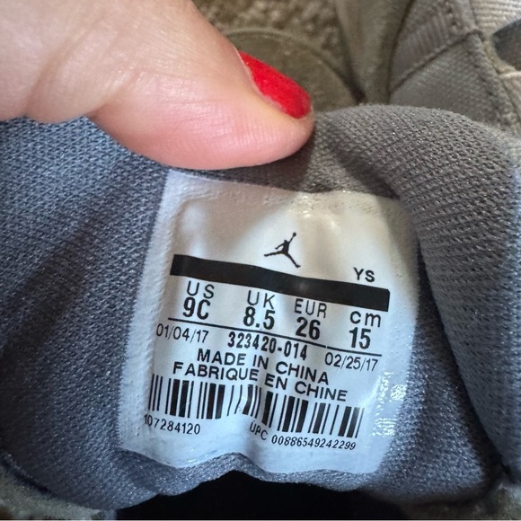 Nike Air Jordan kids boys sneakers bundle air max zero 90 6 rings black gray 9 - Picture 6 of 15